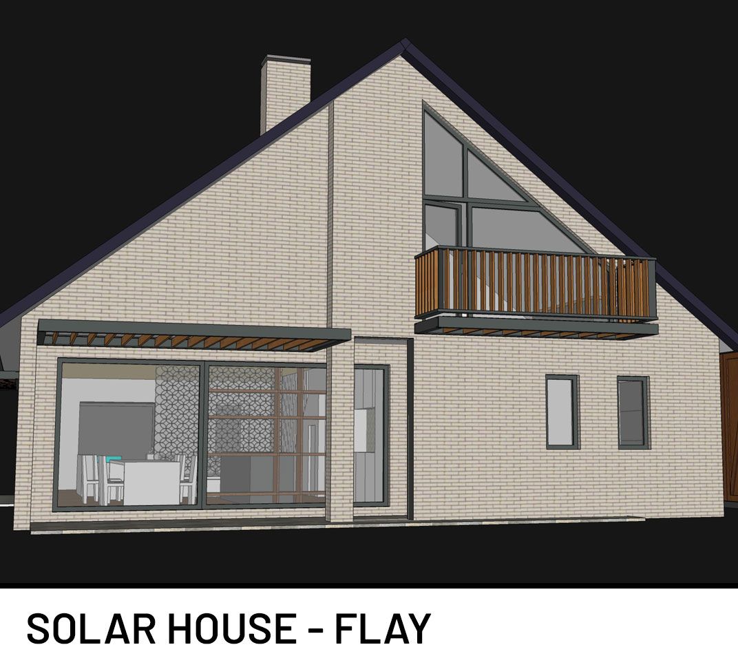 solar house - flay