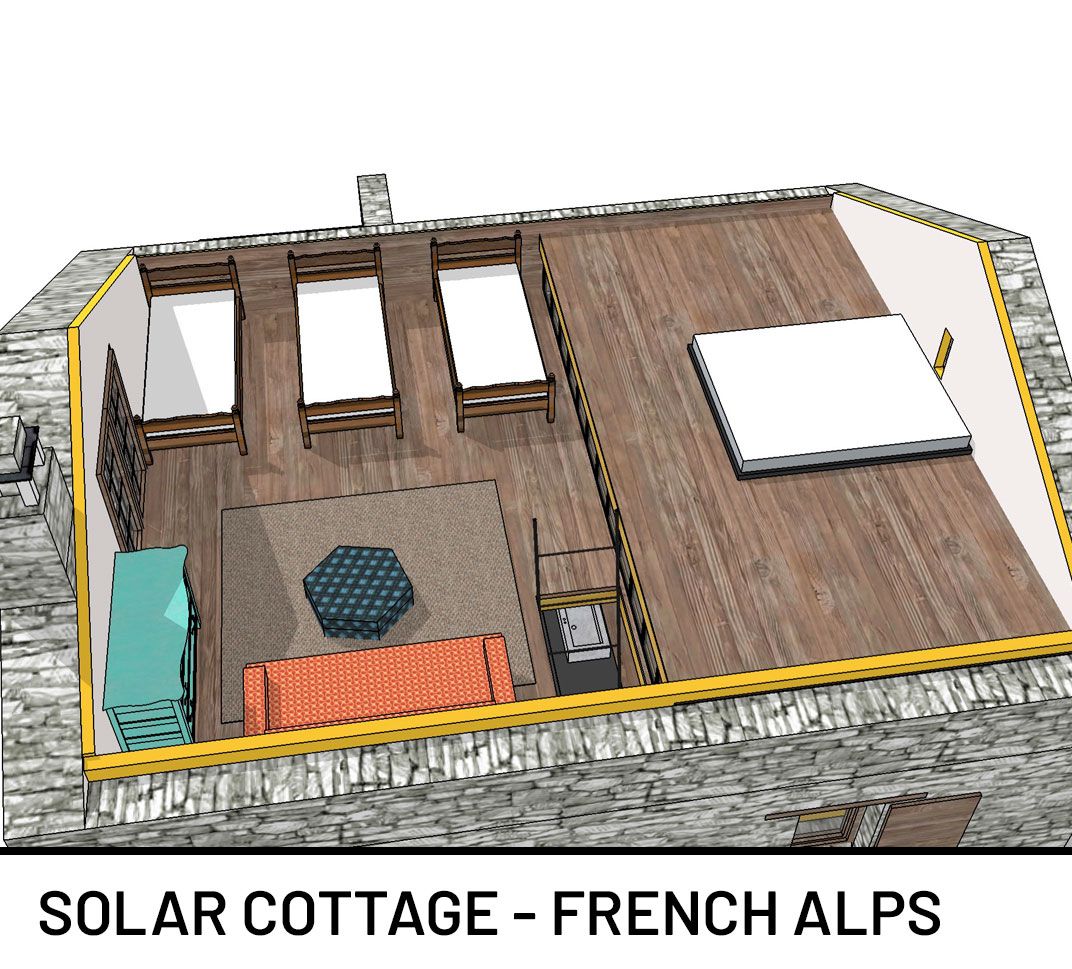 solar cottage - french alps